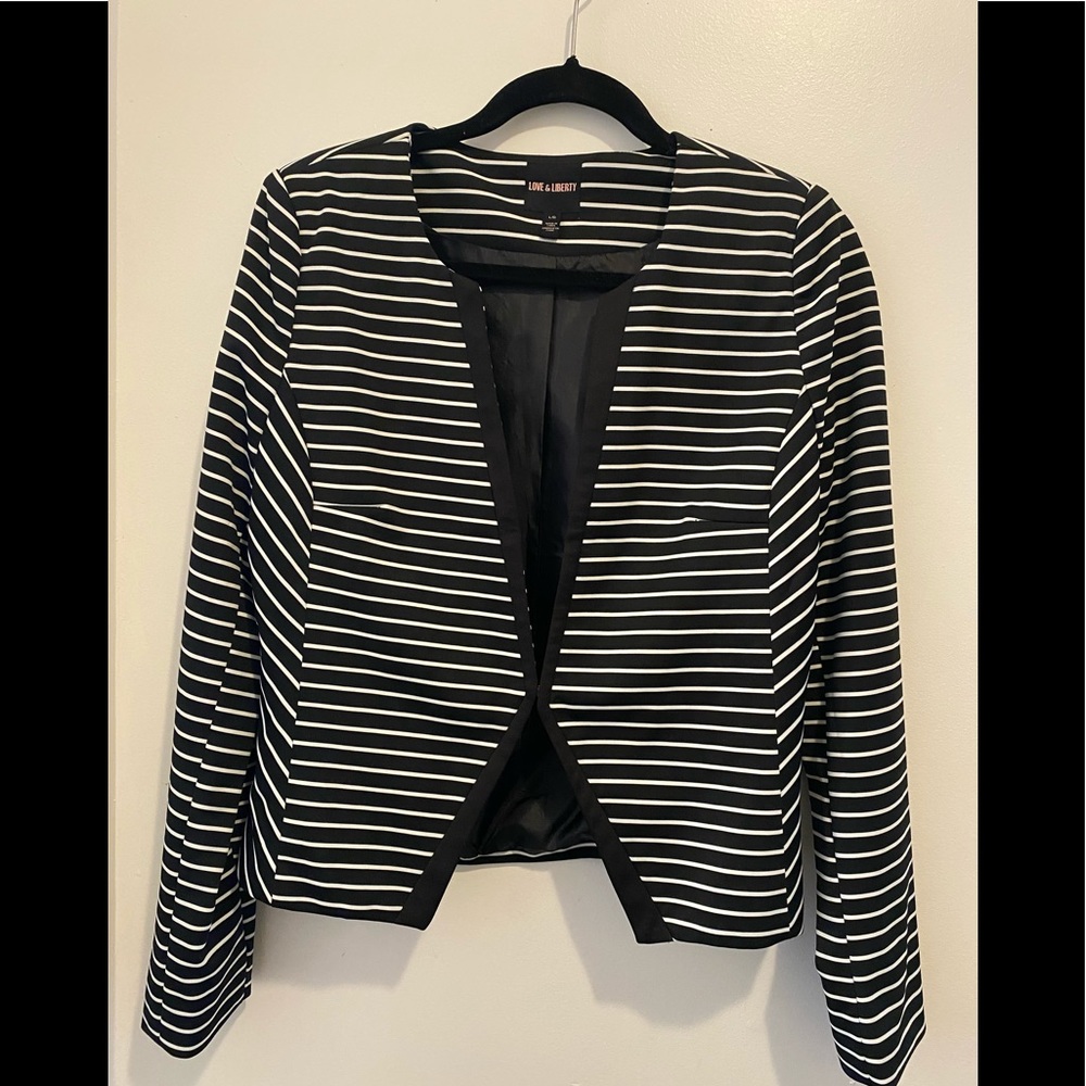 Striped blazer